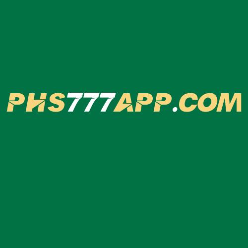 Logo da PHS777APP